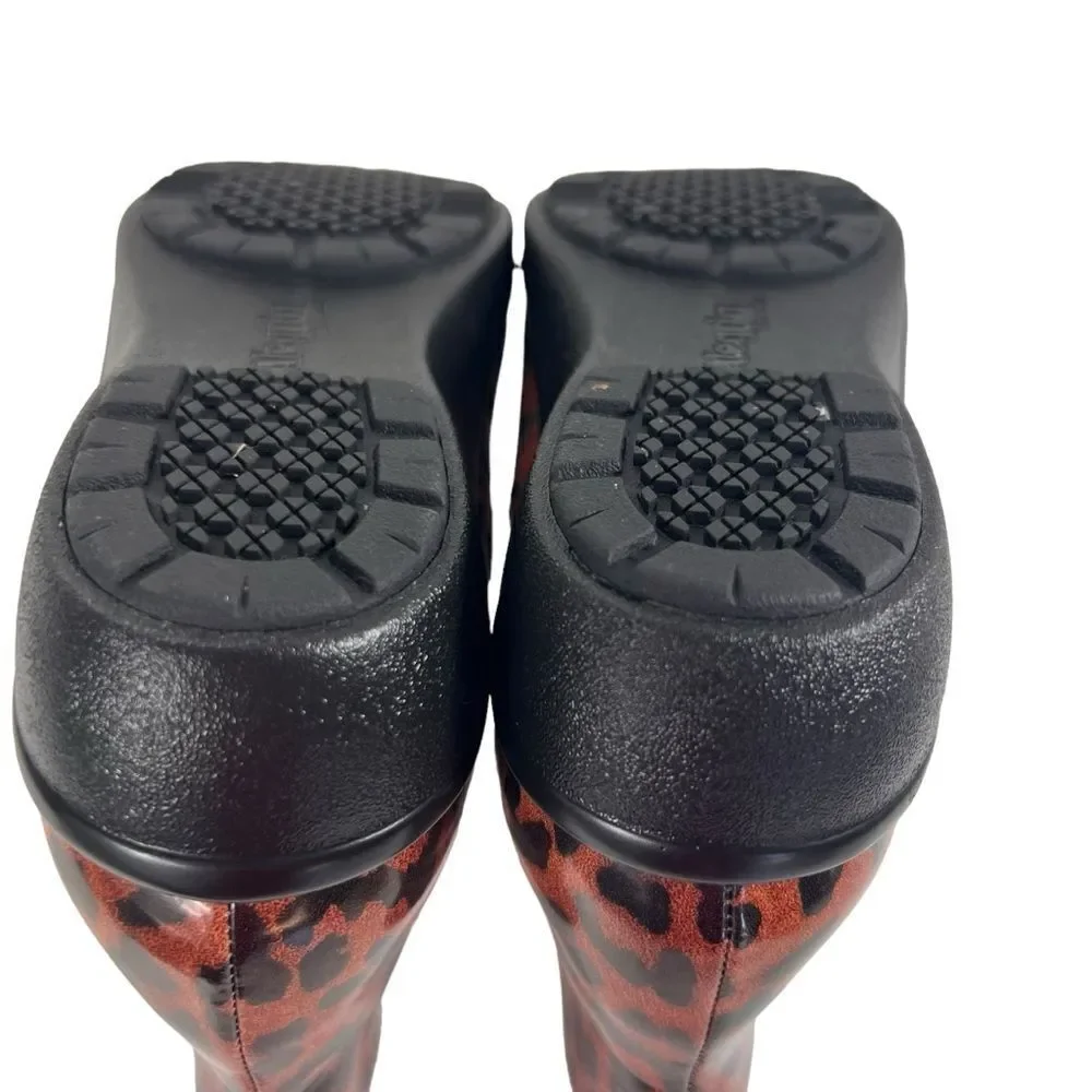 Alegria Leopard Climatease Ankle Rain Boot